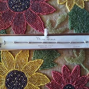 Mia Fiore Sterling Silver X Bracelet 7.5"